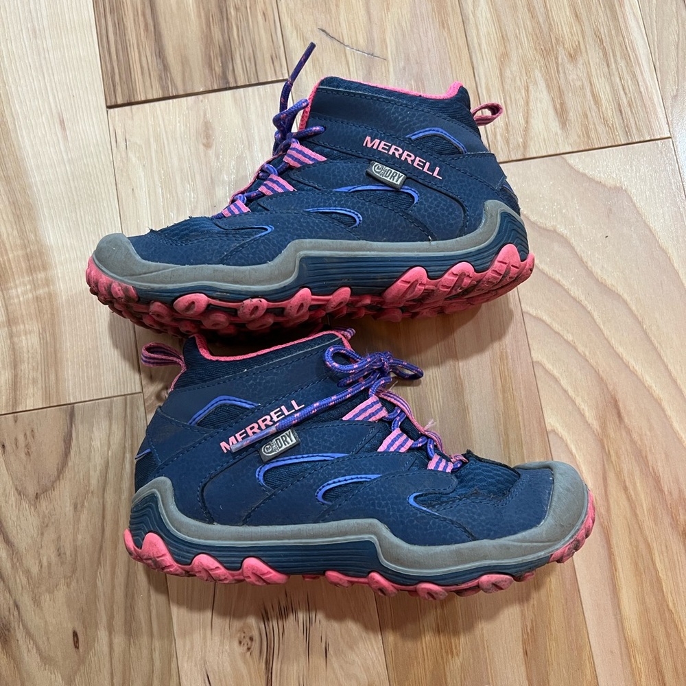 Little Girls Merrell hiking boots